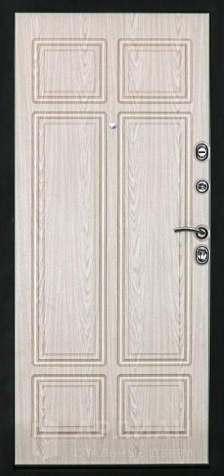 Фото №2 «Квартирная дверь светлая с молдингом №103»