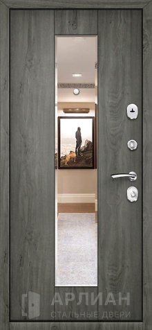 Фото №2 «Входная дверь с порошковым напылением в квартиру и зеркалом №1»