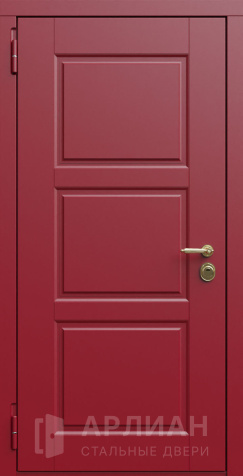 Фото №2 «Наружная дверь с молдингом и покрытием графит №592»