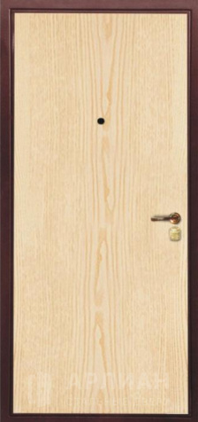 Фото №2 «Железная одностворчатая дверь с отделкой ламинатом №80»